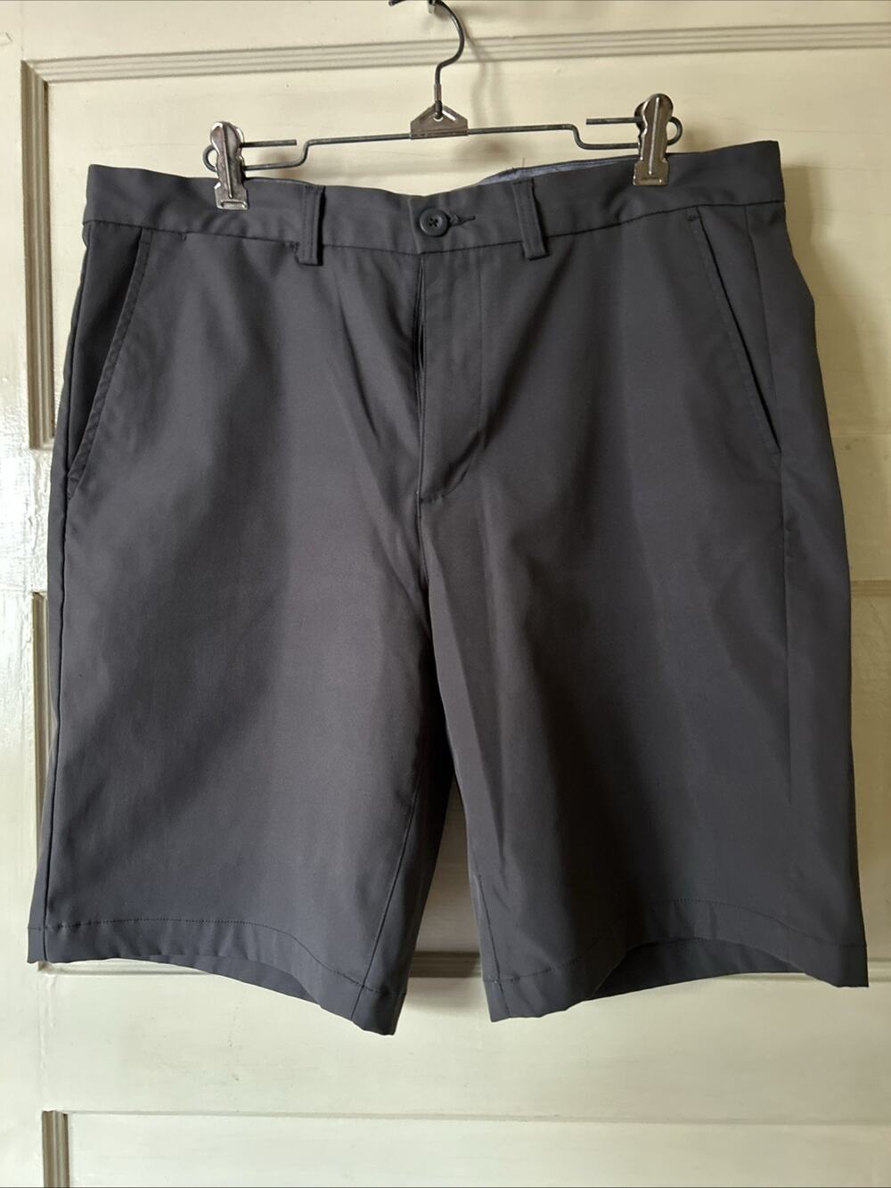 GEORGE Grey Polyester Chino Shorts - Men’s Size 34 x 9.5” Dressy Golf